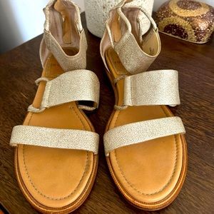 Isola Silver Banded Gladiator Sandal